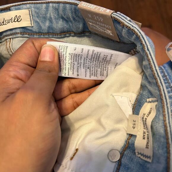 New Madewell Curvy Perfect Vintage Straight jeans - Picture 7 of 10